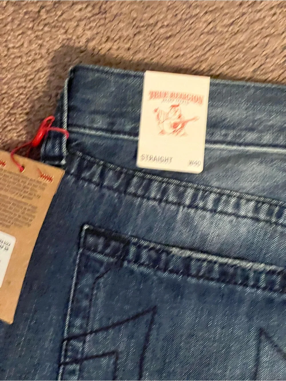 NWT $139 True Religion distressed jeans sz 40/32